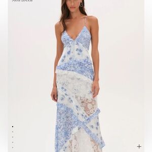 For Love and Lemons Rosalyn Maxi Dress